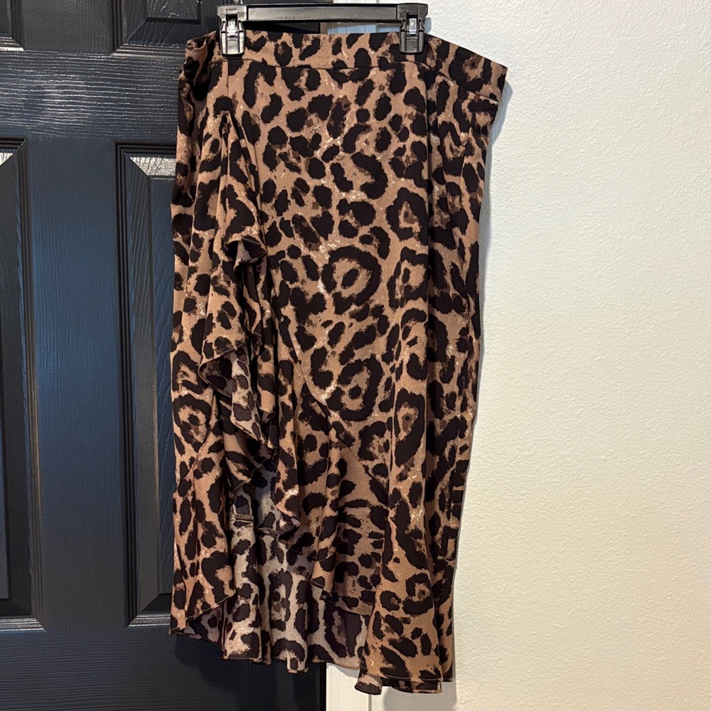 Leopard Print Women's Skirt